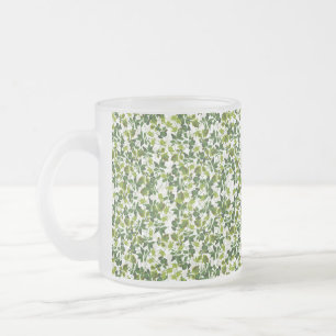 Caneca De Café Vidro Jateado Liberty Green 2