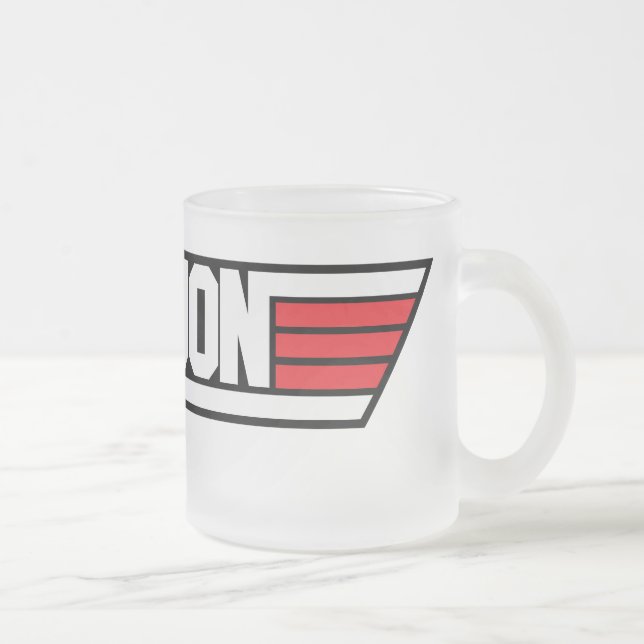 Caneca De Café Vidro Jateado Lil Jon "Top Gun " (Direita)