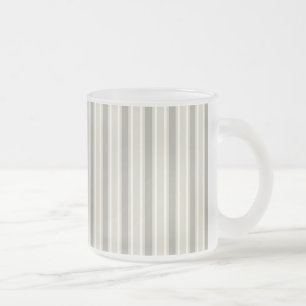 Caneca De Café Vidro Jateado Listras de doces