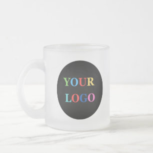 Caneca De Café Vidro Jateado Logotipo da Empresa Café Comercial Personalizado