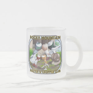 Caneca De Café Vidro Jateado Logotipo do Rocky Mountain Club