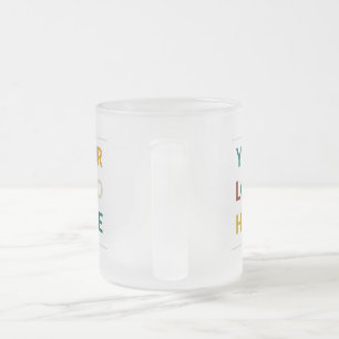 Caneca De Café Vidro Jateado Logotipo Personalizado e Texto Negócios Vidro Fosc
