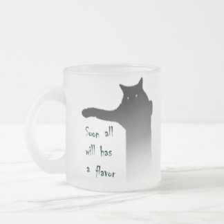 Caneca De Café Vidro Jateado Longcat Tacgnol todo tem um sabor