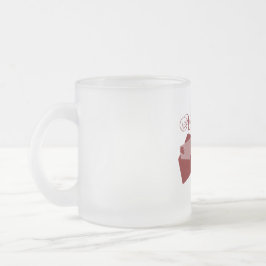 Caneca De Café Vidro Jateado Love Amor Namorados Design