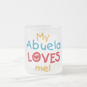 Caneca De Café Vidro Jateado LOVESMEabuela