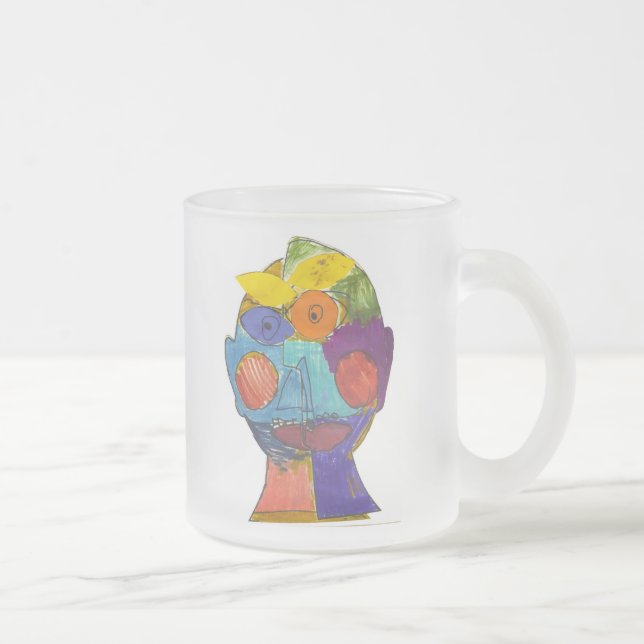 Caneca De Café Vidro Jateado M Mattson-Ambarino (Direita)