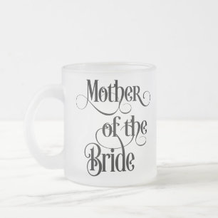 Caneca De Café Vidro Jateado Mãe da Noiva