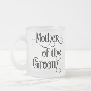 Caneca De Café Vidro Jateado Mãe do Noivo