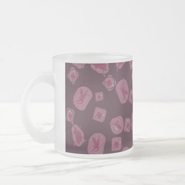 Caneca De Café Vidro Jateado Magic Mug Purple (Esquerda)