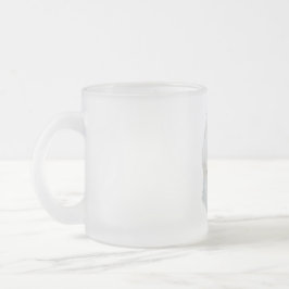 Caneca De Café Vidro Jateado Maltês de Elegance Fluffy Beauty