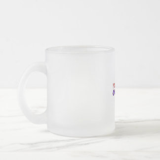 Caneca De Café Vidro Jateado Mantenha-se forte