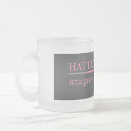 Caneca De Café Vidro Jateado Marca HattieEmpower