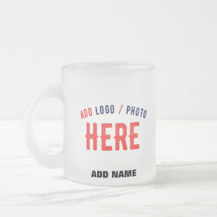 CANECA DE CAFÉ VIDRO JATEADO MARCA VERIFICADA BRANCA PERSONALIZÁVEL MODERNA