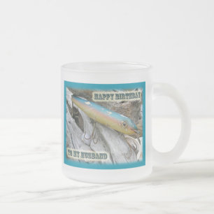Caneca De Café Vidro Jateado Marido Birthday Point Jude Cape Codder Lure