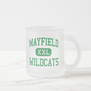 Caneca De Café Vidro Jateado Mayfield - Wildcats - segundo grau - Cleveland