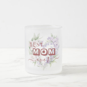 Caneca De Café Vidro Jateado Melhor Mãe Já Fez Café Mug - Dia de as mães Feliz