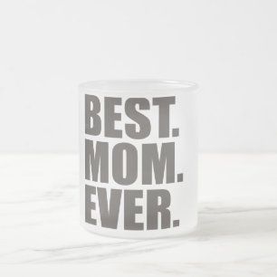 Caneca De Café Vidro Jateado Melhor. Mamã. Nunca