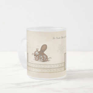 Caneca De Café Vidro Jateado Mesa Romântica Faux-Antica Periódica de Elemento