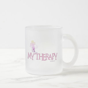 CANECA DE CAFÉ VIDRO JATEADO MINHA TERAPIA