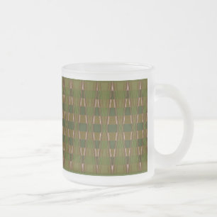 Caneca De Café Vidro Jateado Mint Glass Mug - Abstrato