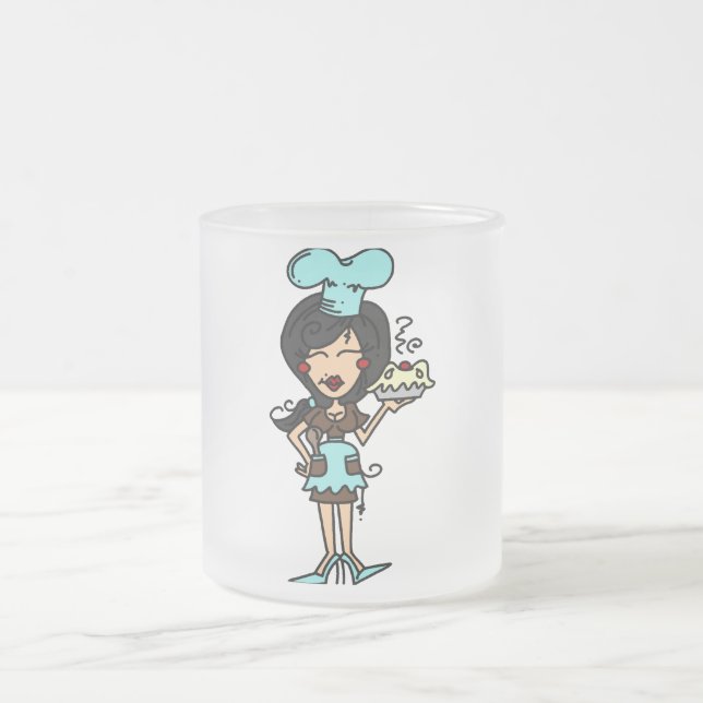 Caneca De Café Vidro Jateado Miudezas de pastelaria - Camisetas e presentes de  (Centro)