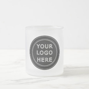 Caneca De Café Vidro Jateado moderno, minimalista e na moda personalizado