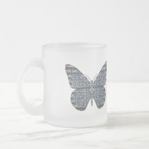 Caneca De Café Vidro Jateado Monarca Nórdica Mug