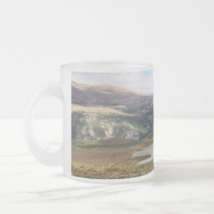 CANECA DE CAFÉ VIDRO JATEADO MONTANHAS