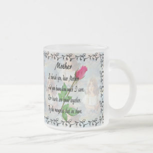 CANECA DE CAFÉ VIDRO JATEADO MOTHER-MUG