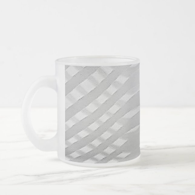 CANECA DE CAFÉ VIDRO JATEADO MUG ART E DESIGN (Esquerda)