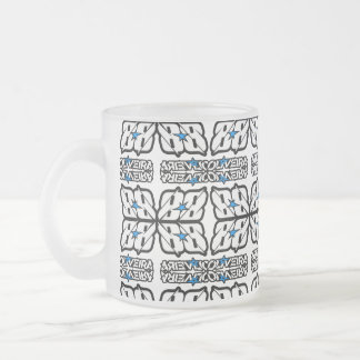 Caneca De Café Vidro Jateado Mug com 88 Oliveira