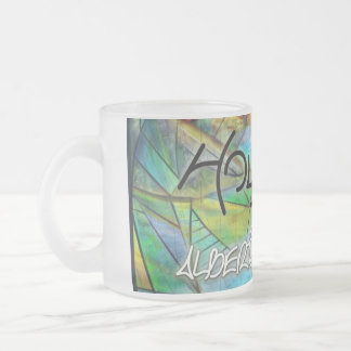 CANECA DE CAFÉ VIDRO JATEADO MUG DE FOSCO DE HABITAÇÃO