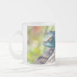 Caneca De Café Vidro Jateado Mug de Lizard com várias cores
