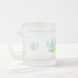 Caneca De Café Vidro Jateado Mug Design de Natal da Empresa Especial