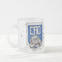 CANECA DE CAFÉ VIDRO JATEADO MUG TRANSPARENT CAO