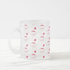 Caneca De Café Vidro Jateado Mulher