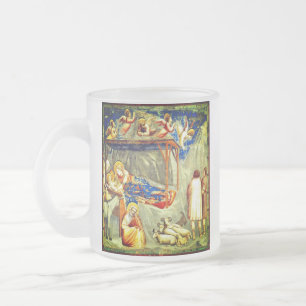 Caneca De Café Vidro Jateado Natividade Nascimento de Jesus