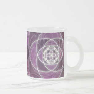 Caneca De Café Vidro Jateado Nautilina Mug