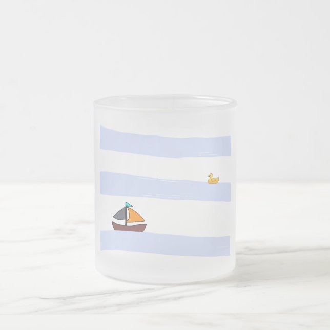 CANECA DE CAFÉ VIDRO JATEADO NAVY COFFEE MUG (Centro)