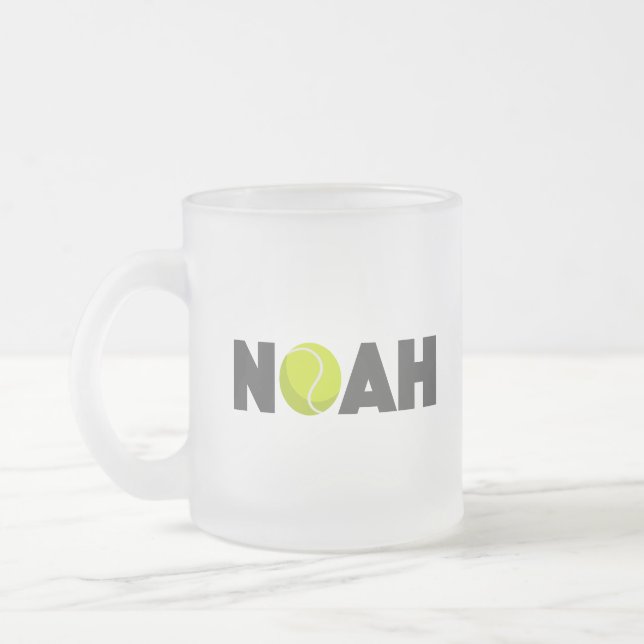Caneca De Café Vidro Jateado Noah Tênis (Esquerda)