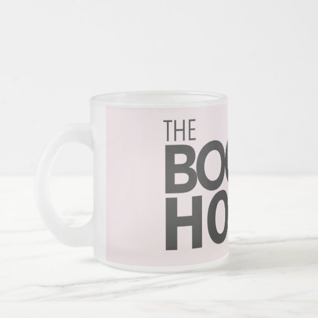 CANECA DE CAFÉ VIDRO JATEADO NÓS ♥️ KOMBUCHA! (Esquerda)