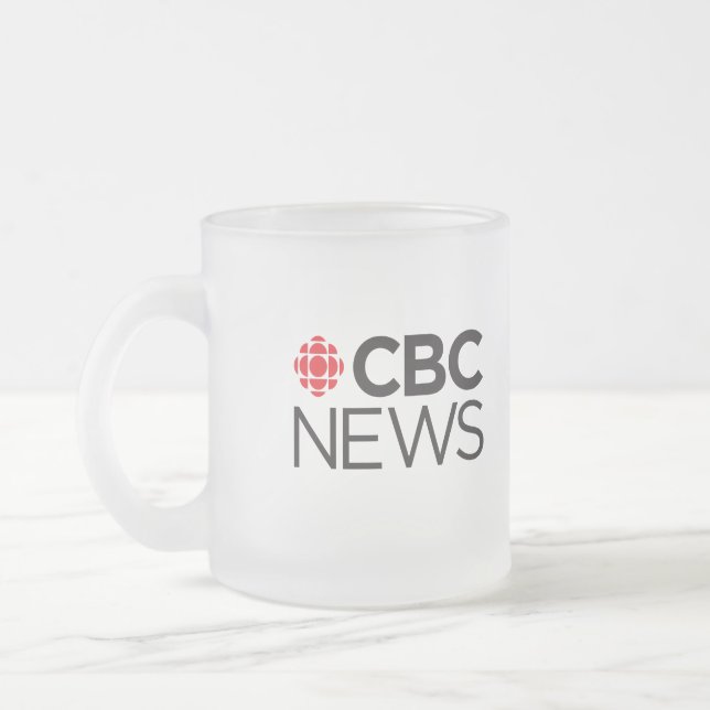 Caneca De Café Vidro Jateado Notícias da CBC (Esquerda)