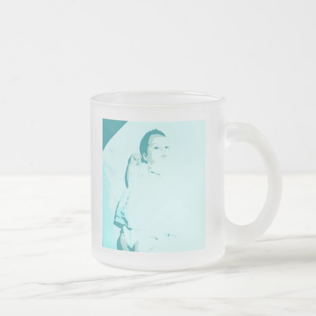 Caneca De Café Vidro Jateado Nova Criança (Direita)