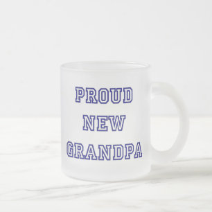 Caneca De Café Vidro Jateado Novos Camisetas de Texto Vovô-Universidade