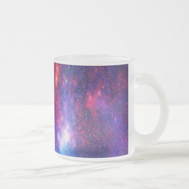 Caneca De Café Vidro Jateado Núcleo de Queda da Via Látea (Direita)