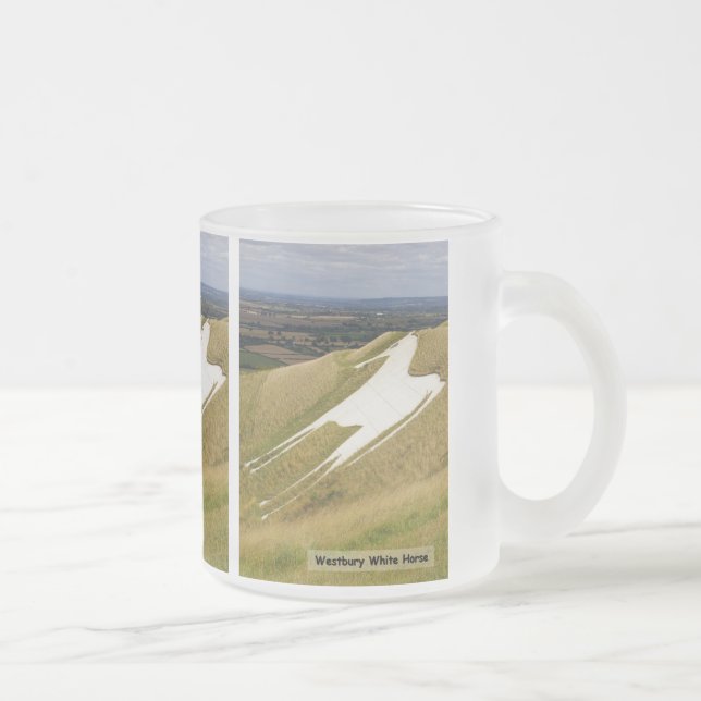 Caneca De Café Vidro Jateado O cavalo (Direita)