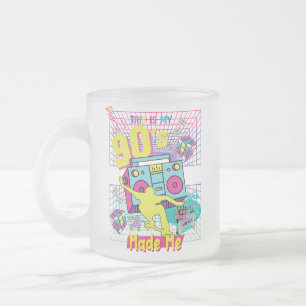 Caneca De Café Vidro Jateado O Hip Hop Vibes dos anos 90 me fez