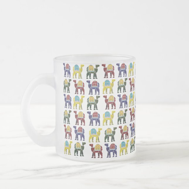 Caneca De Café Vidro Jateado O "lote dos camelos" agride - todos os estilos (Esquerda)