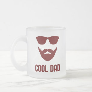 Caneca De Café Vidro Jateado O melhor PAI do Pai do melhor na moda nunca foi pr