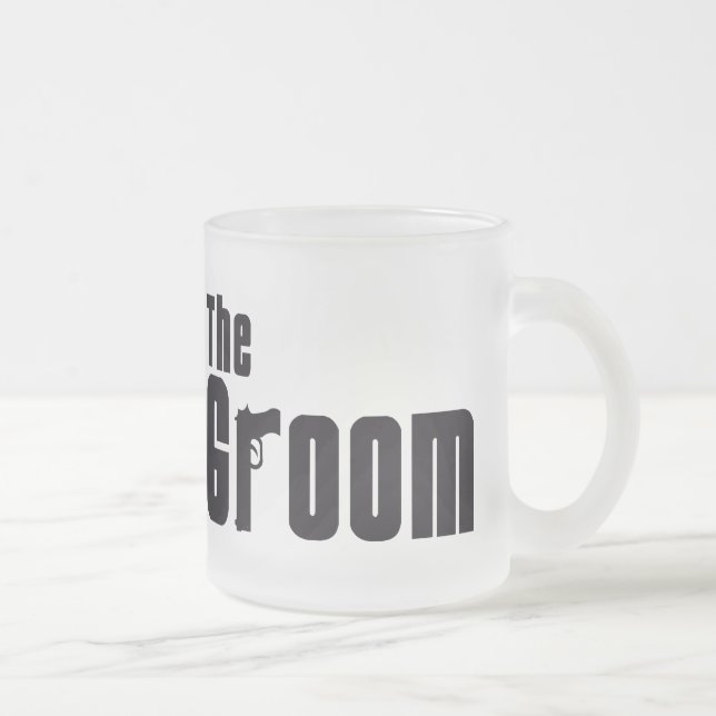 Caneca De Café Vidro Jateado O noivo (máfia) (Direita)